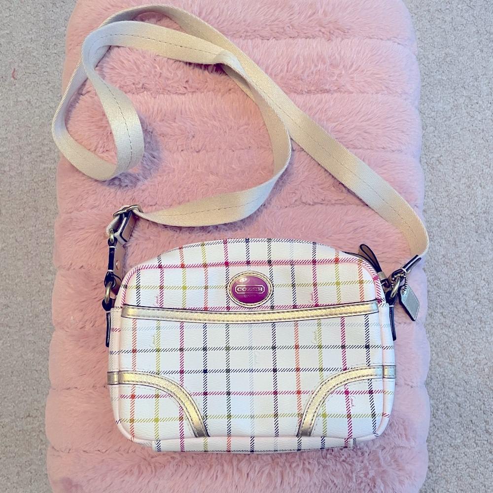 NWOT Coach Heritage Tattersall Cambridge Bag